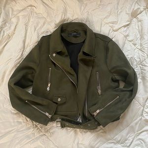 Zara Suede Motor Jacket